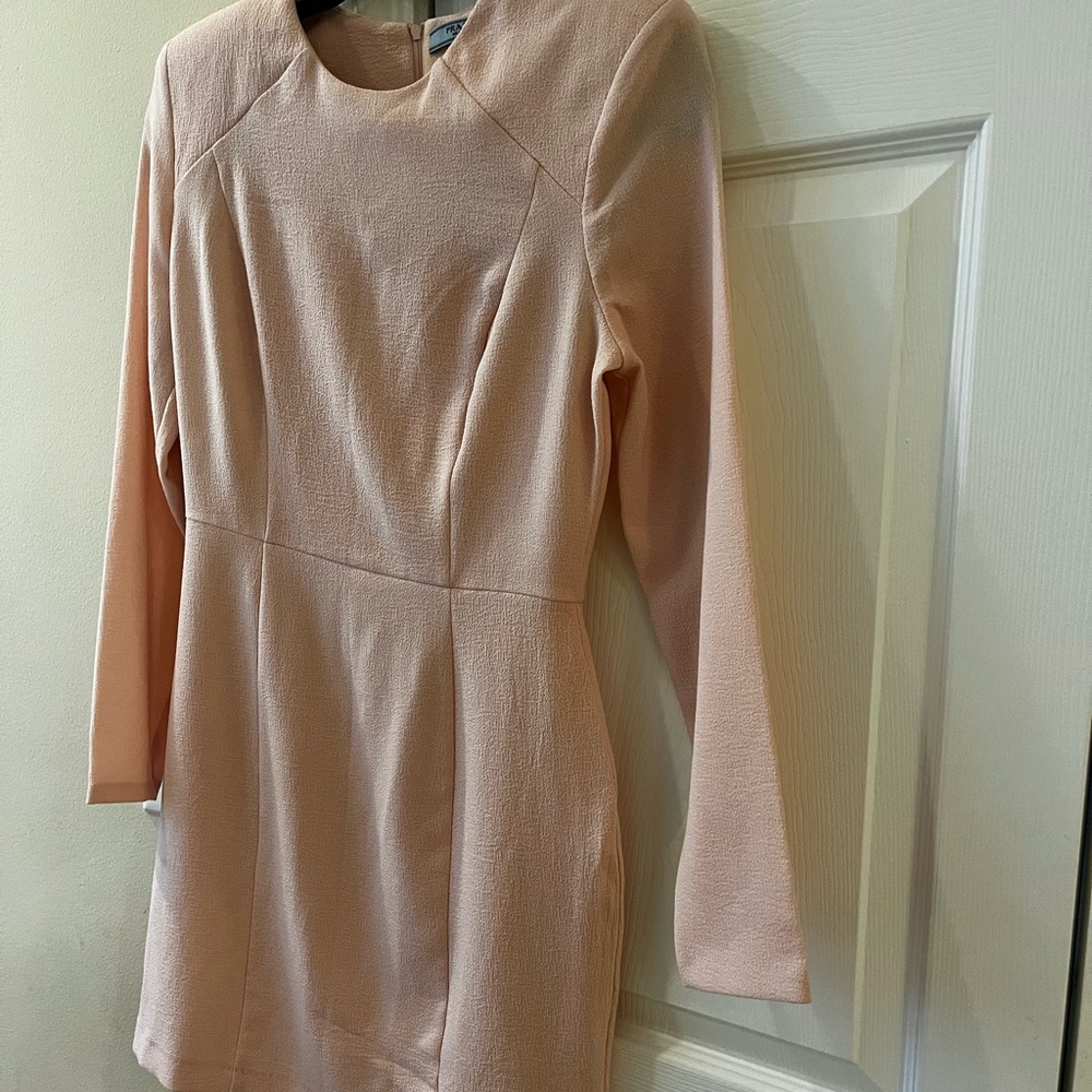 Prada fitted blush dress 42